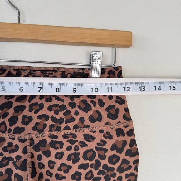 Nike Women Leggings Dri-Fit Brown XS Animal Print Performance Athletic Running - Picture 3 of 10